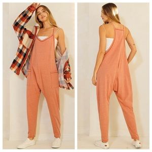 Boho Fabulous Sleeveless Solid Härem Jumpsuit